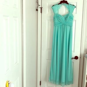 Teal dress